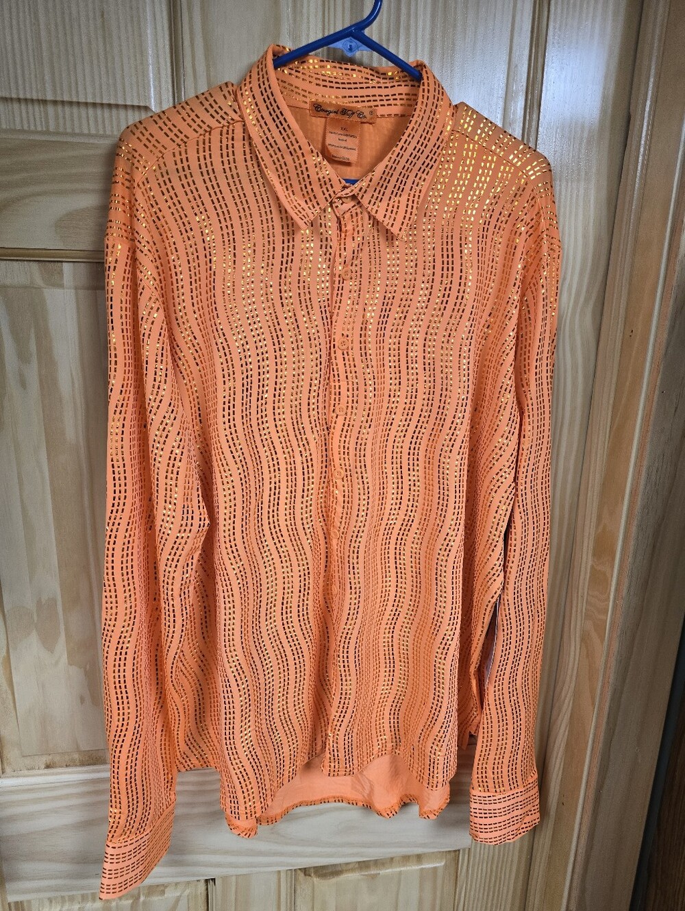 Orange CGT Button-Down Shirt